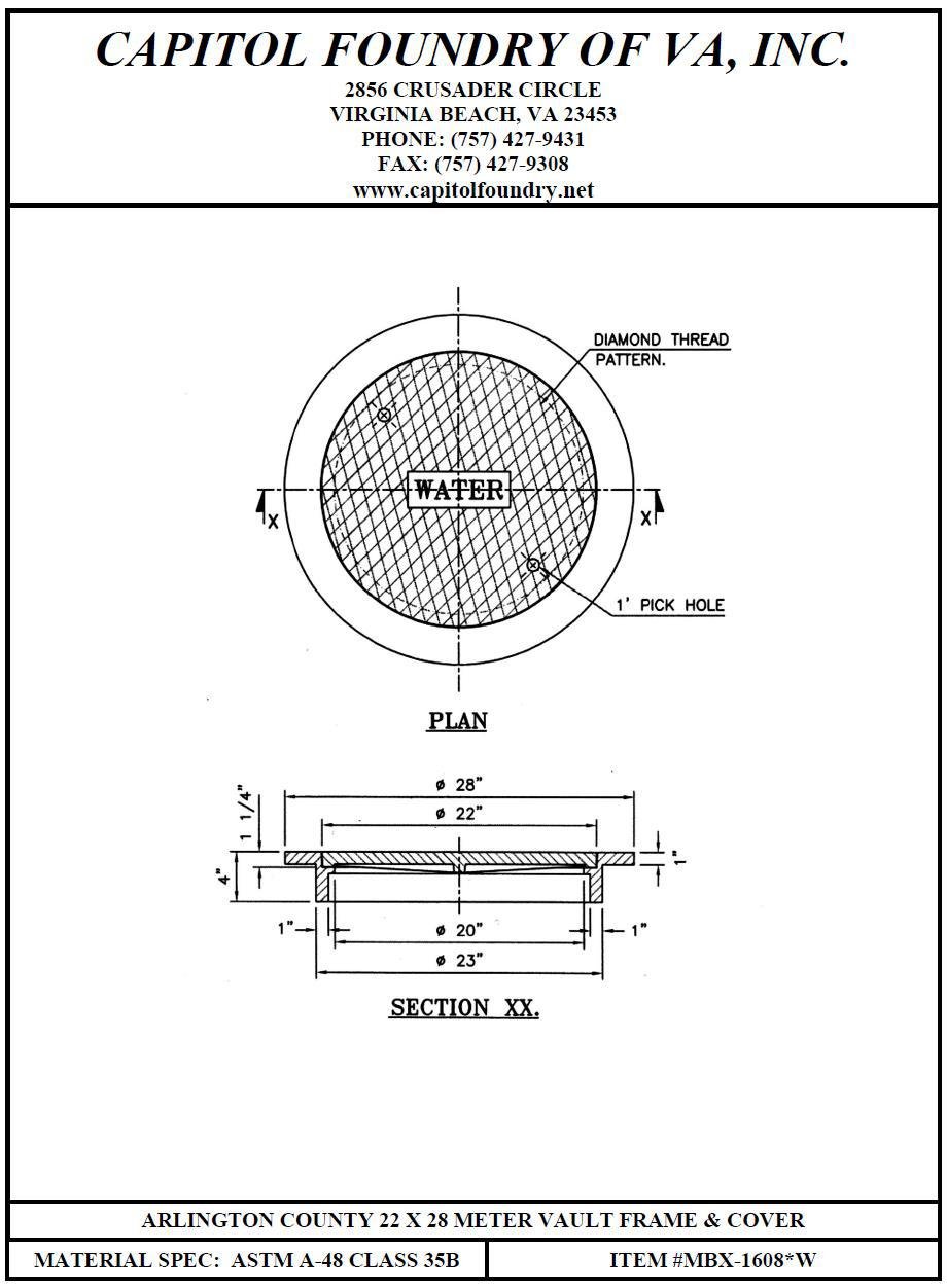 MANHOLES - Capitol Foundry of VA, Inc.