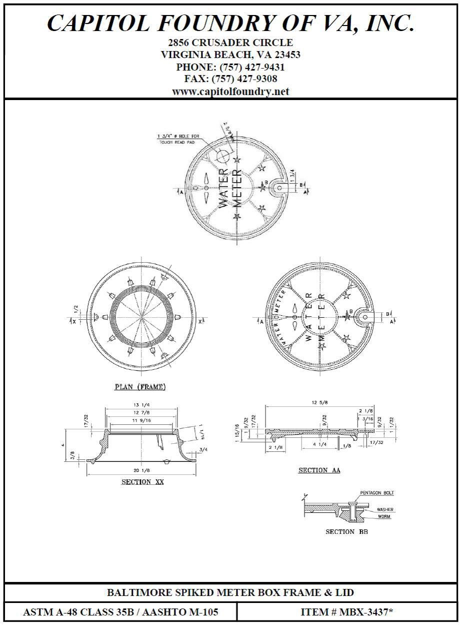 METER BOXES - Capitol Foundry of VA, Inc.