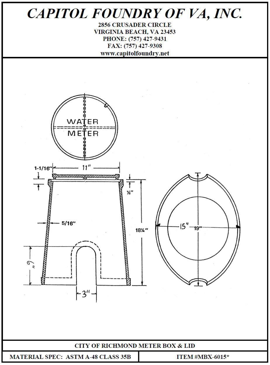 METER BOXES - Capitol Foundry of VA, Inc.